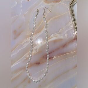 Pearl necklace 16” 14k